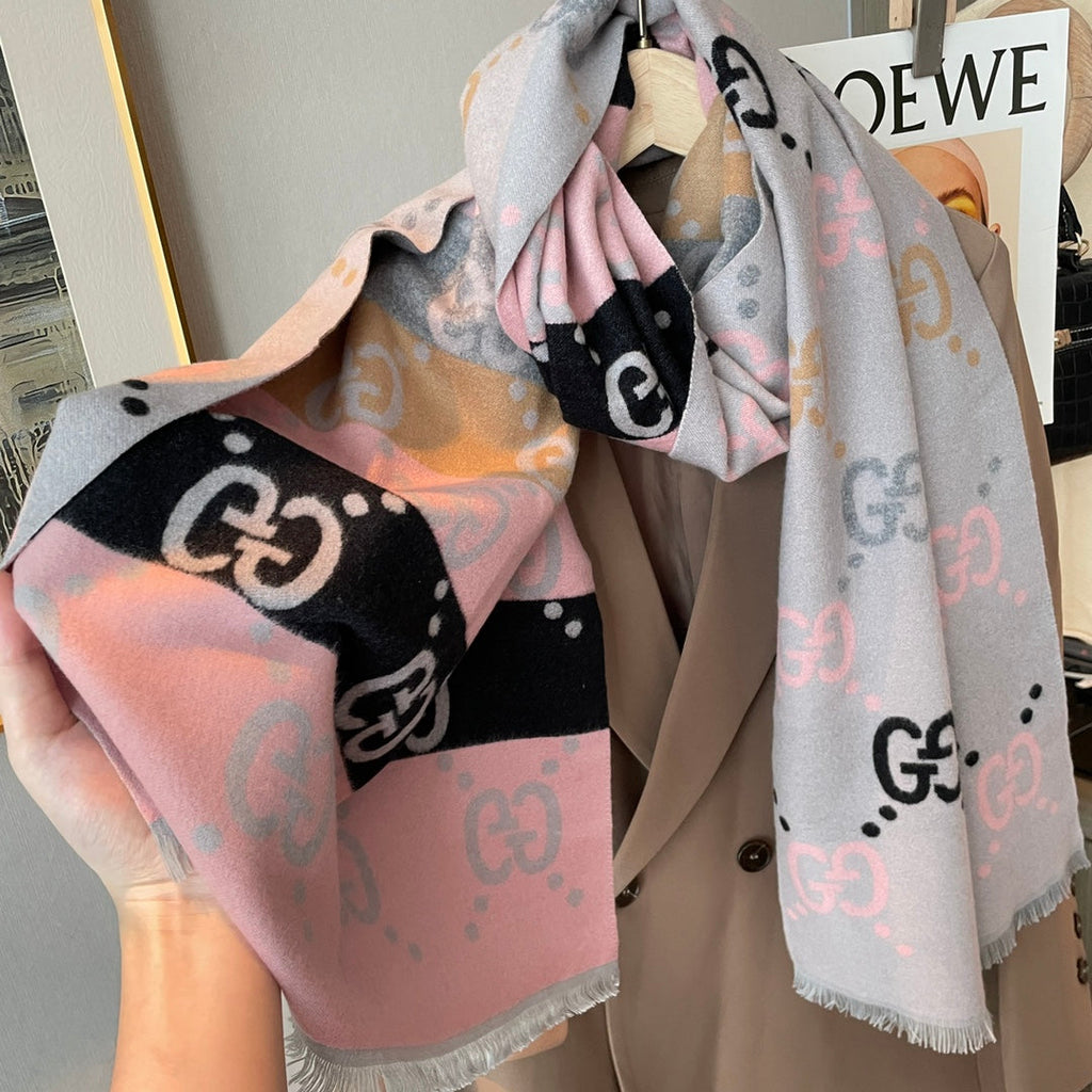 Double Faced Cashmere Skin-Friendly Scarf Shawl