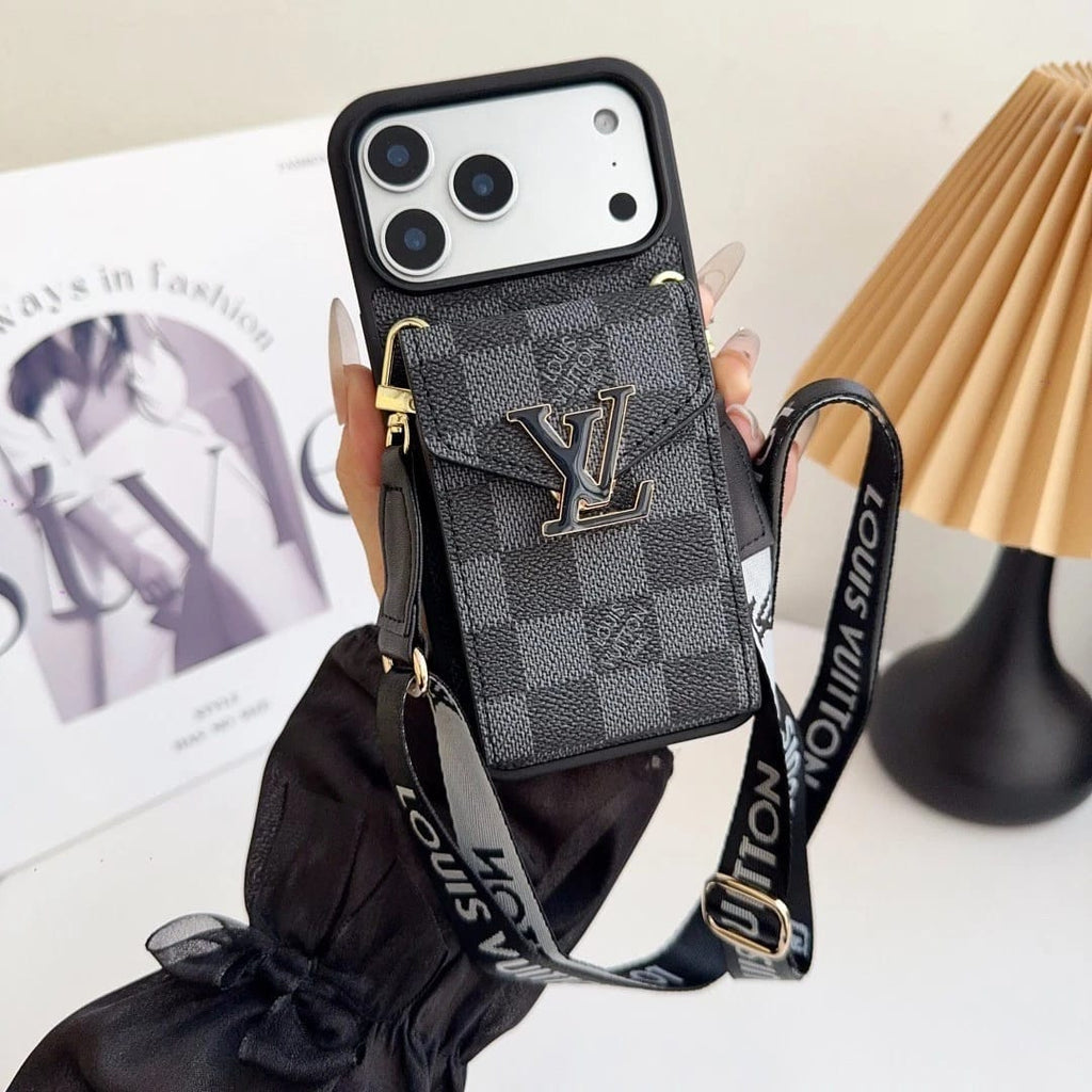 Leather Wallet Card Holder Phone Case For iPhone 17 / 16 / 15 / 14