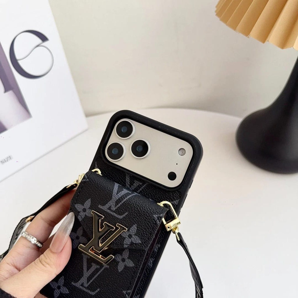 Leather Wallet Card Holder Phone Case For iPhone 17 / 16 / 15 / 14