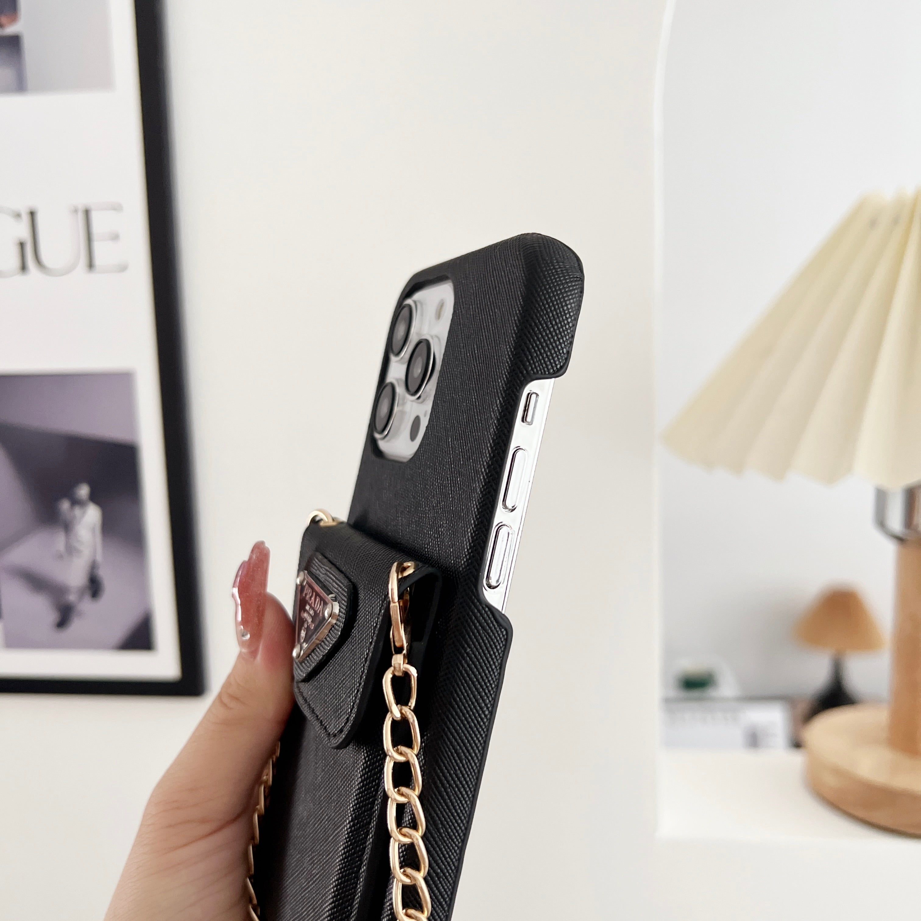 Luxurious leather iPhone case